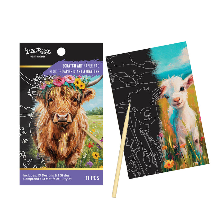 Highland Cow Mini Scratch Pad