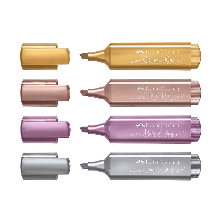 4 Count Metallic Highlighter Set B