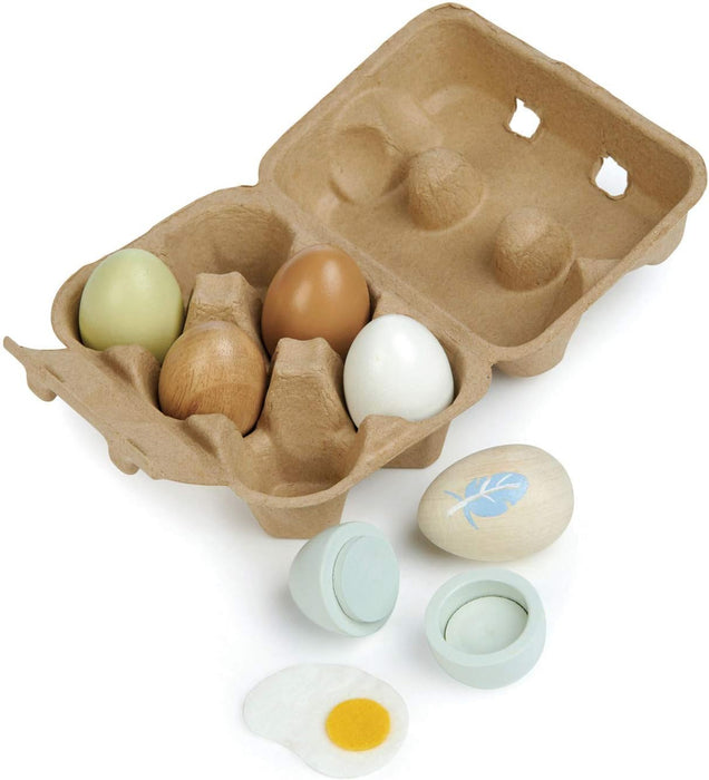 Wooden Eggs Set