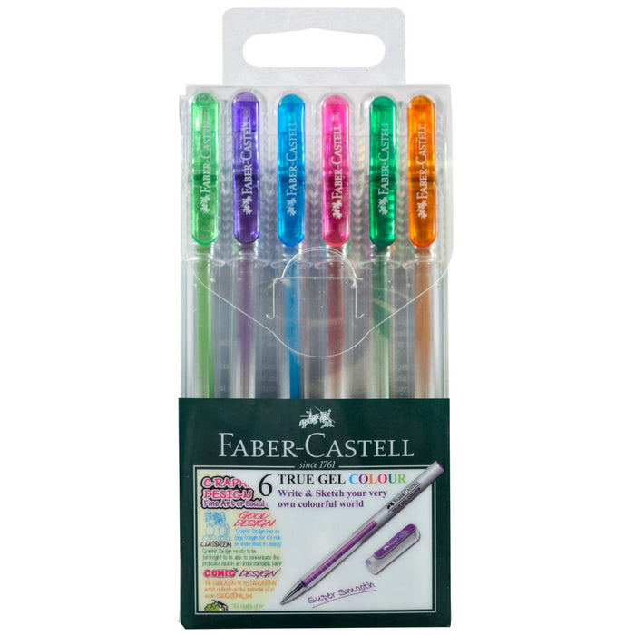 True Gel Pens, Wallet of 6