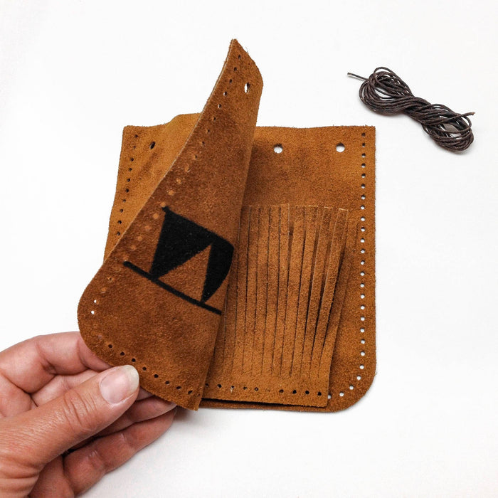 Fringed Suede Bag Kit