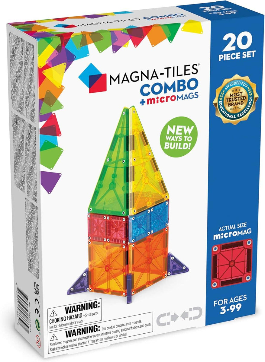 Magna-Tiles Combo 20-Piece Set — Nature's Workshop Plus