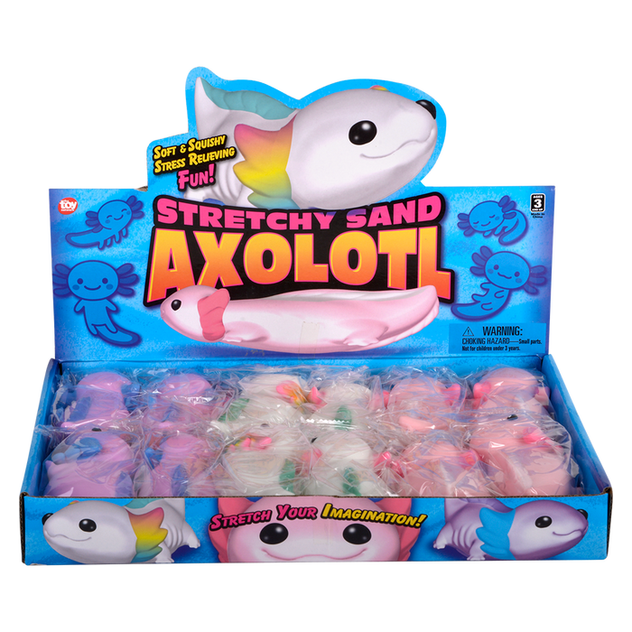 5" Stretchy Sand Axolotl