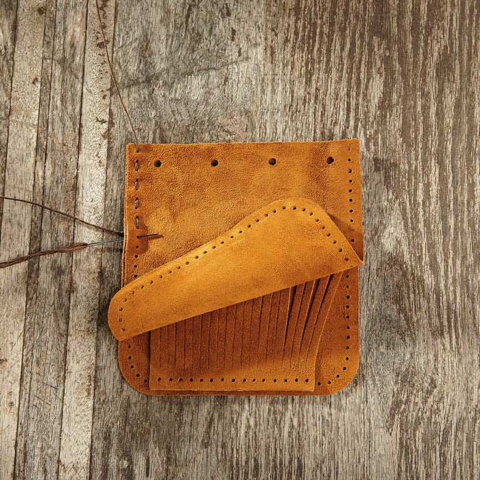 Fringed Suede Bag Kit
