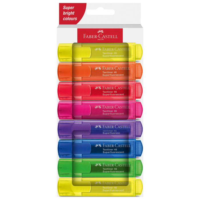 Highlighters, Neon - Wallet of 8
