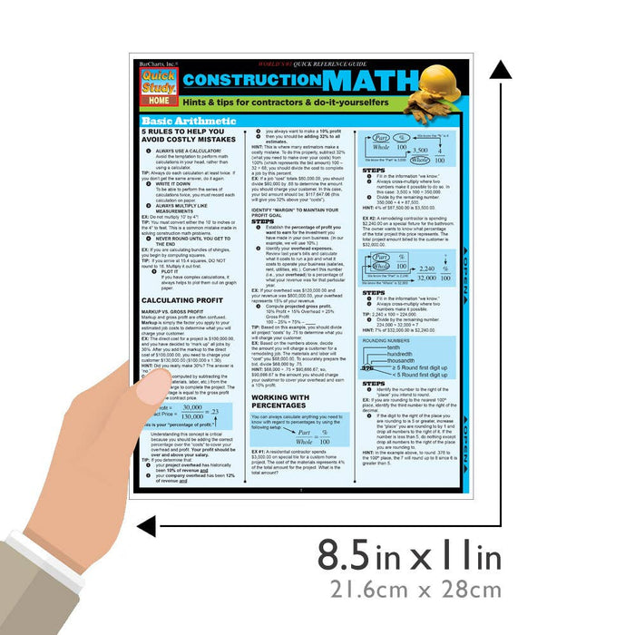 Construction Math Reference Guide