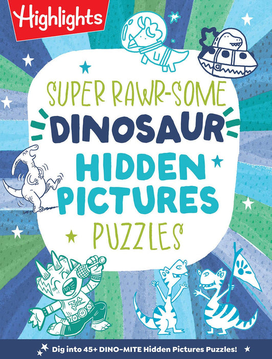 Dinosaur Hidden Pictures Puzzles
