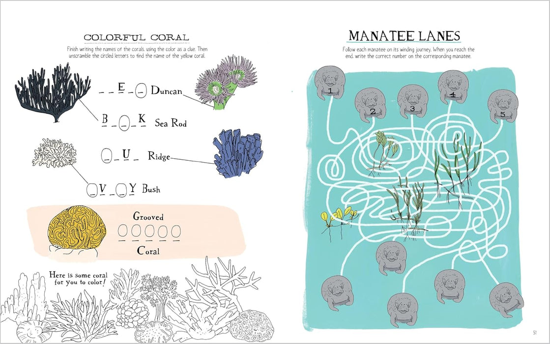 Ocean Anatomy Activity Book