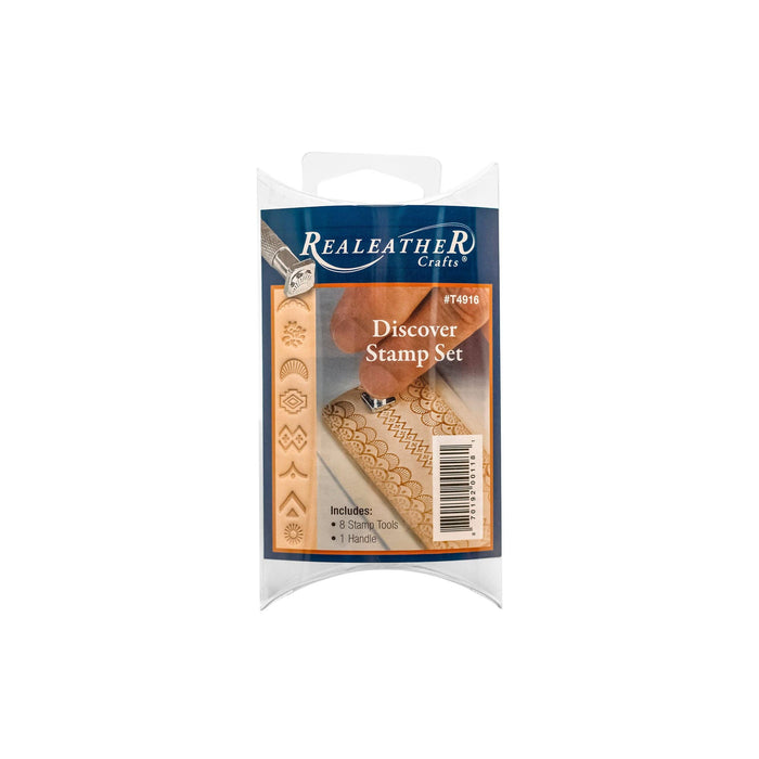 Discover Leather Stamp Set- Leather Tooling Kit DIY Project