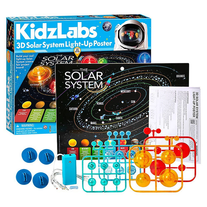3D Solar System Light-Up Poster