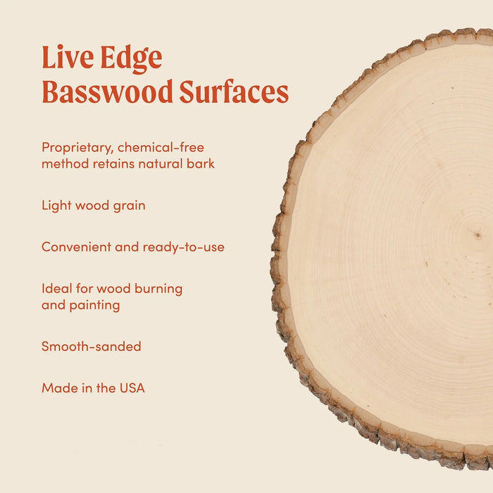 Basswood 11-14" Round