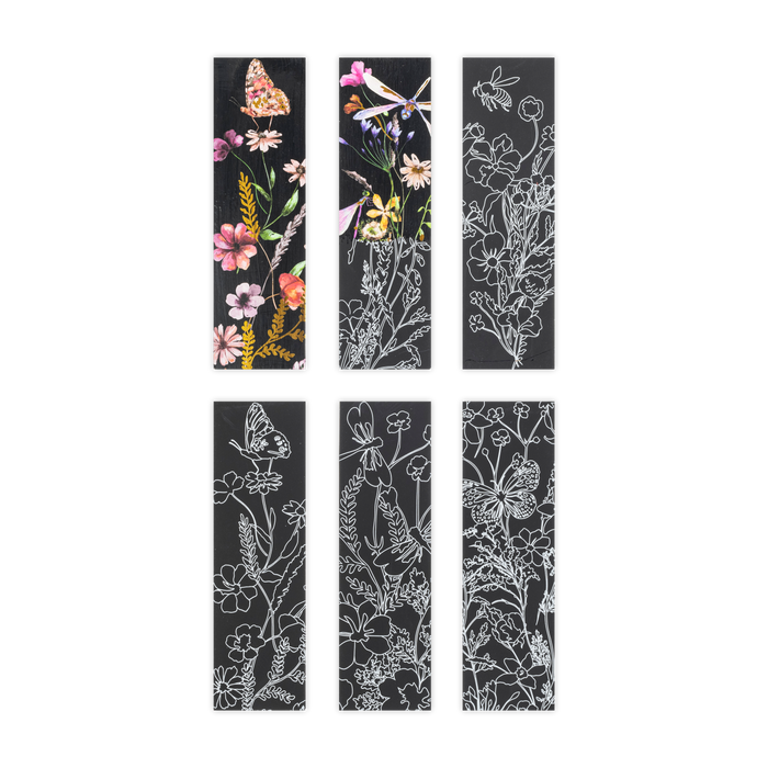 Florals Scratch Art Bookmark