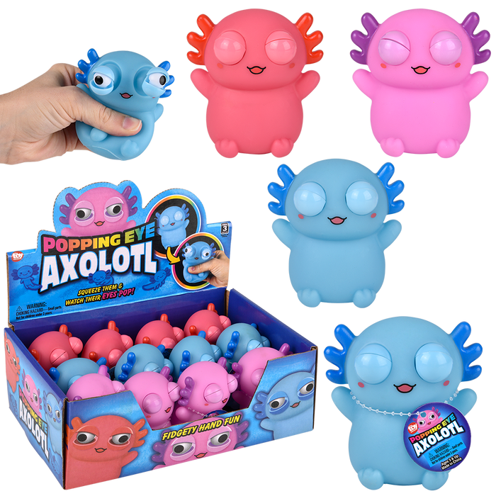 3" Popping Eye Axolotl