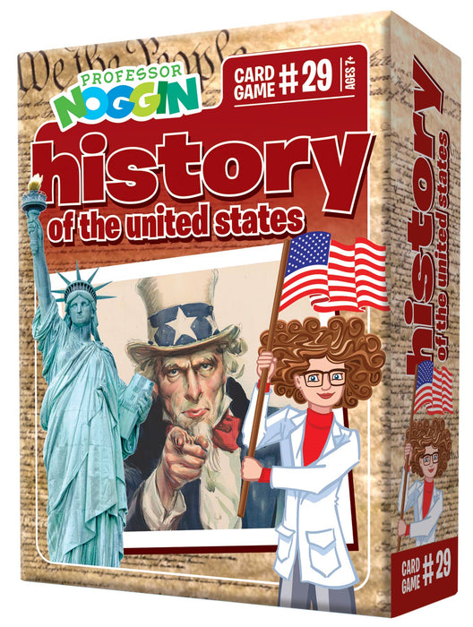 Prof. Noggin History of the US Card Game
