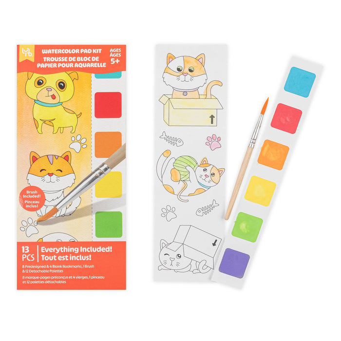Pets Watercolor Bookmarks