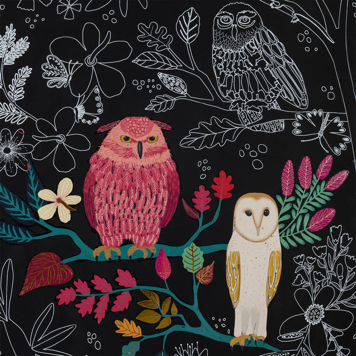 Owl And Moon Scratch Art Pad