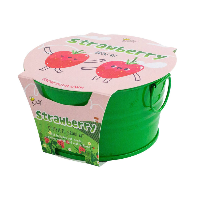 bay area wildflower seed mix Strawberry Mini Basin Grow Kit — Nature's Workshop Plus
