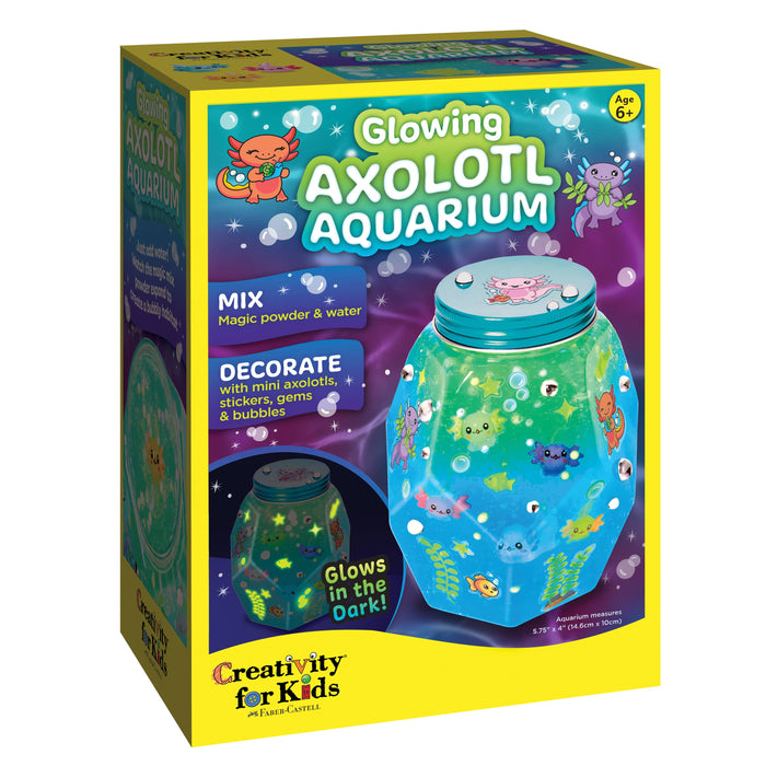 Make an Axolotl Glowing Aquarium