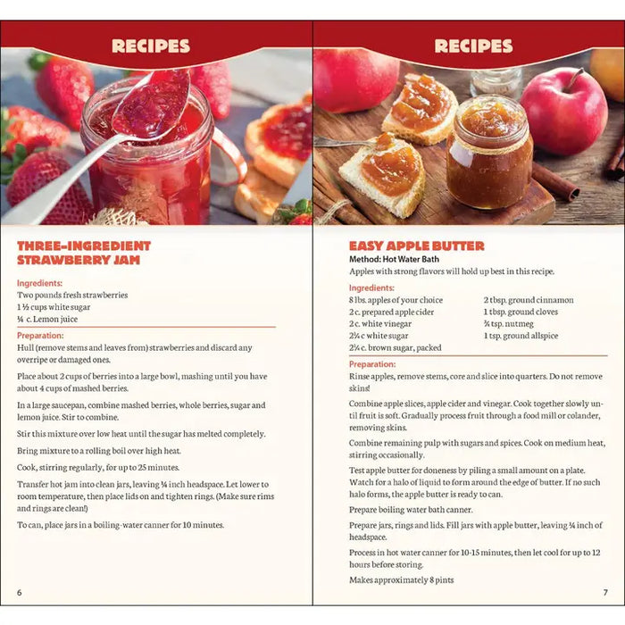 Canning & Preserving Quick Guide