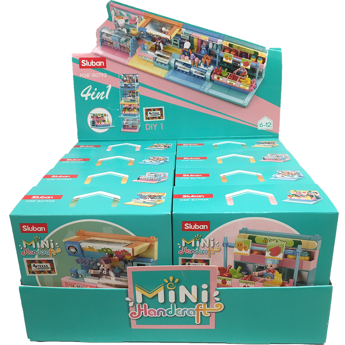 Food Shop Building Brick Set