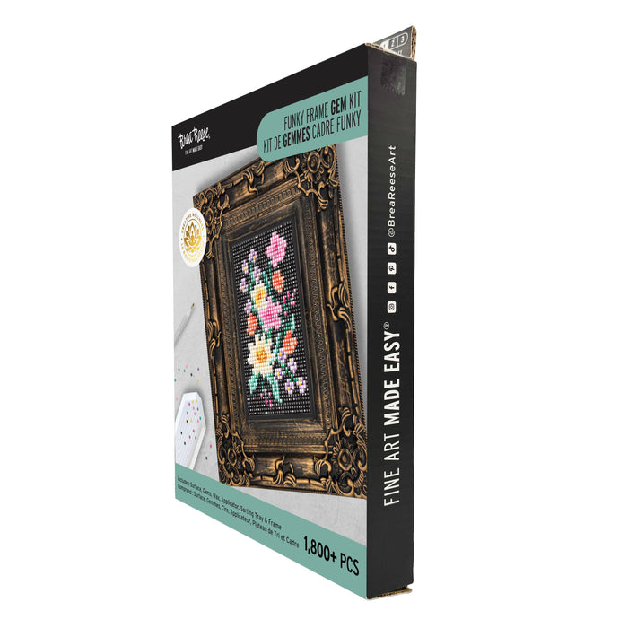 Flowers Frame Gem Art
