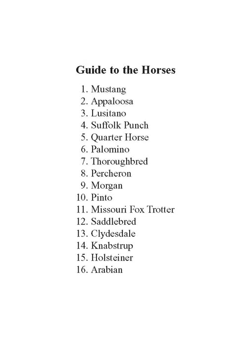 Favorite Horses Stickers