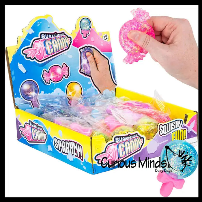 Glitter Candy shaped Squish