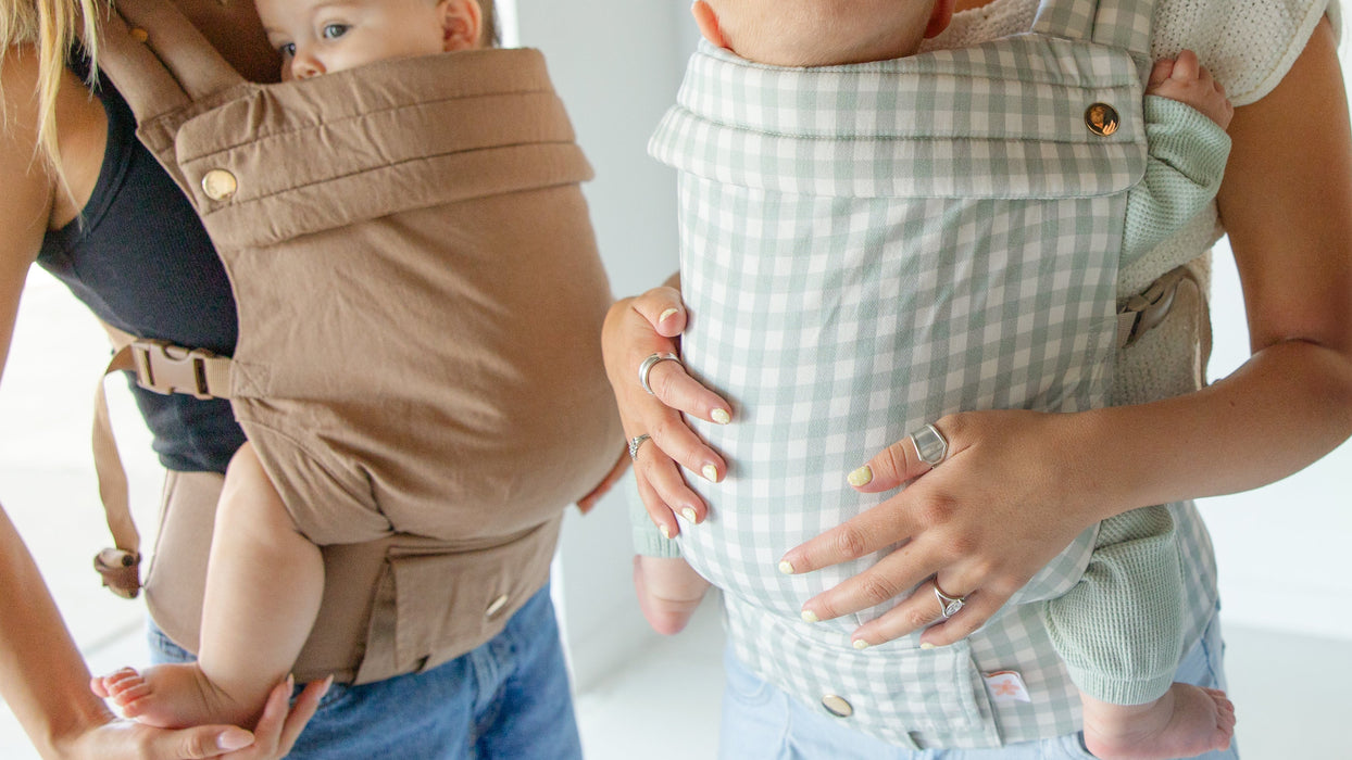 Monroe x Coco Desert - Cotton Linen Baby Carrier (7-35 lbs)