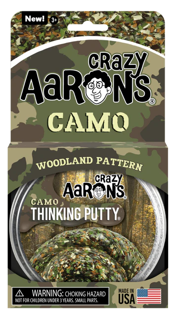 Woodland Camo Thinking Putty