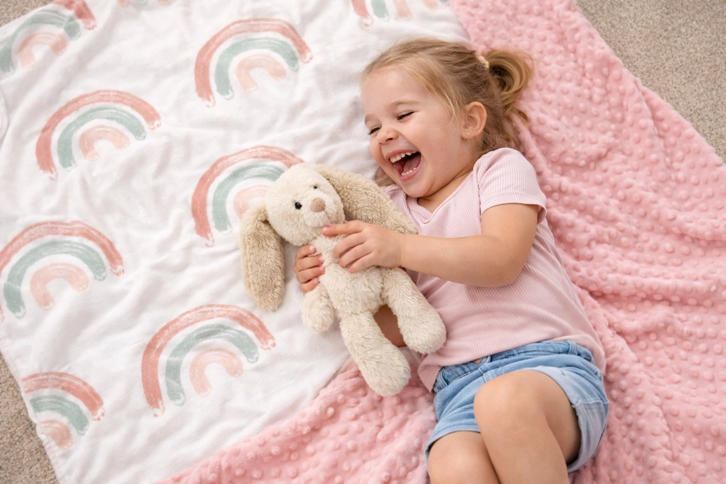 Flowers Forever Minky Blanket