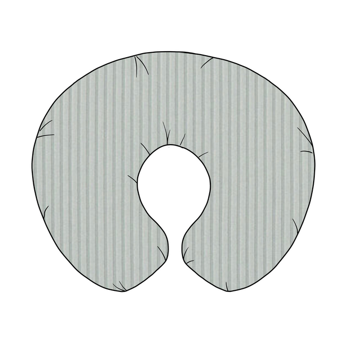 Seafoam Ribbed Nursing Pillow Cover