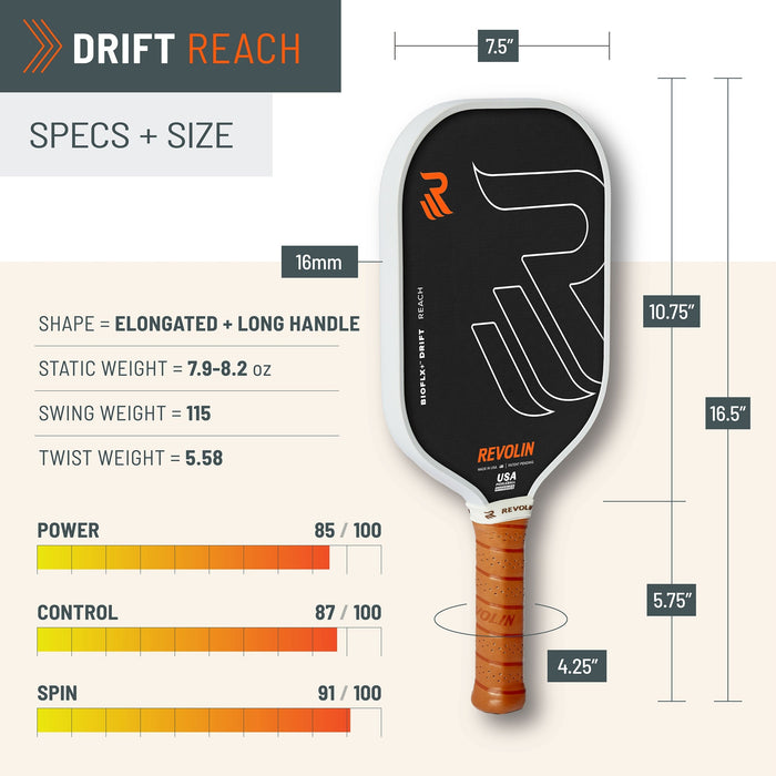 Drift Reach Pickleball Paddle