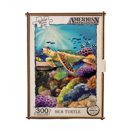 Sea Turtle - Woody Jigsaw Puzzle