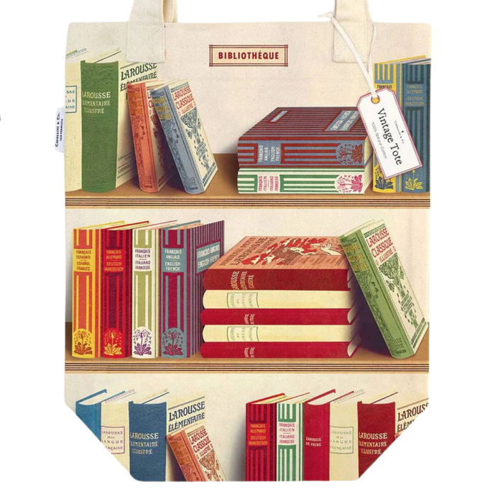 Library Books Tote Bag