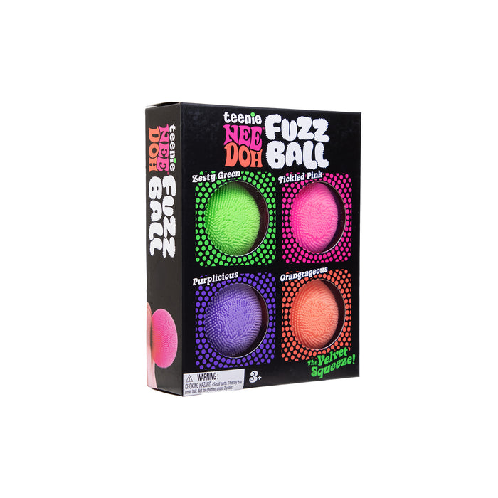 Teenie Fuzz Ball NeeDoh -4 pk
