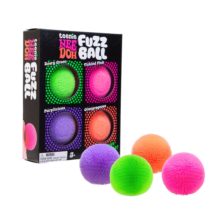 Teenie Fuzz Ball NeeDoh -4 pk