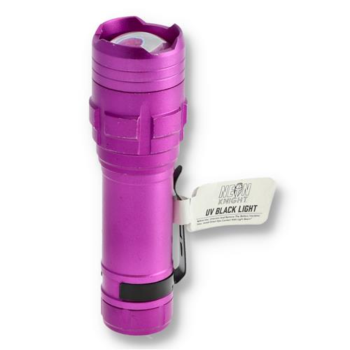 Neon Knight Tactical Zoom Blacklight Flashlight Neon Knight Tactical Zoom Blacklight Flashlight