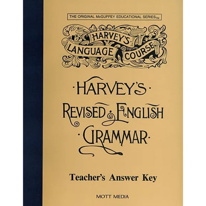 Harvey's English Grammer Key