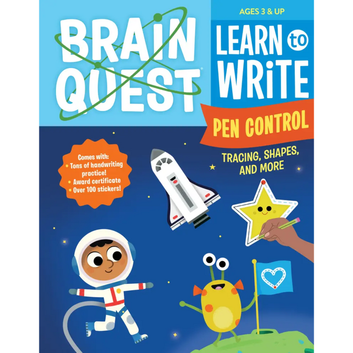 Brain Quest Learn to Write and Pen control