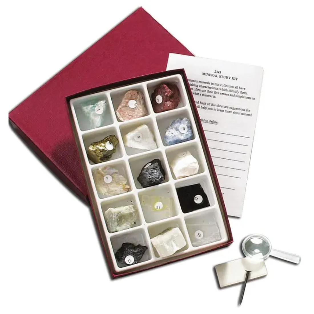 Mineral Study Kit (15 specimens) — Nature's Workshop Plus