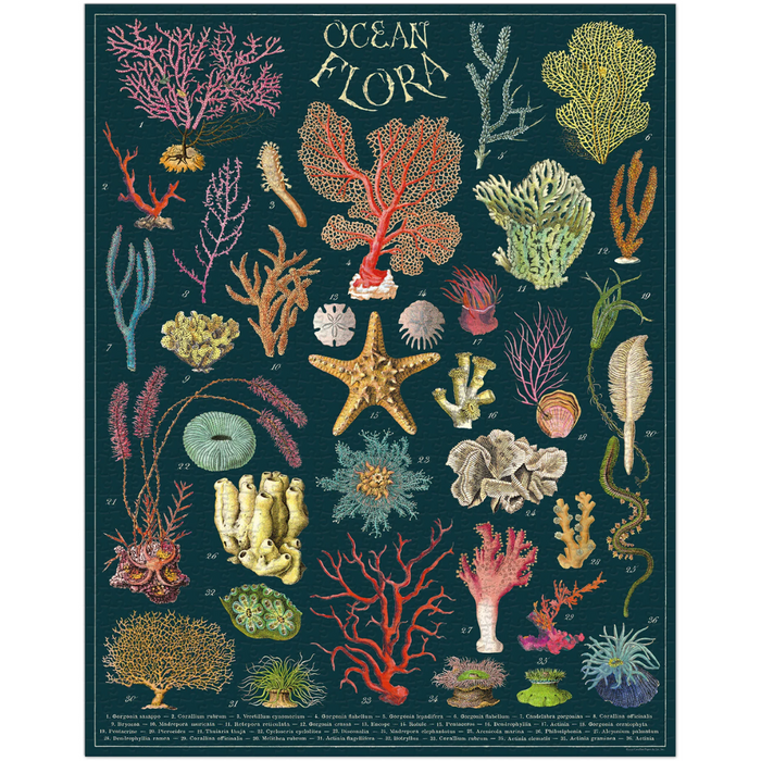 Ocean Flora Vintage Puzzle