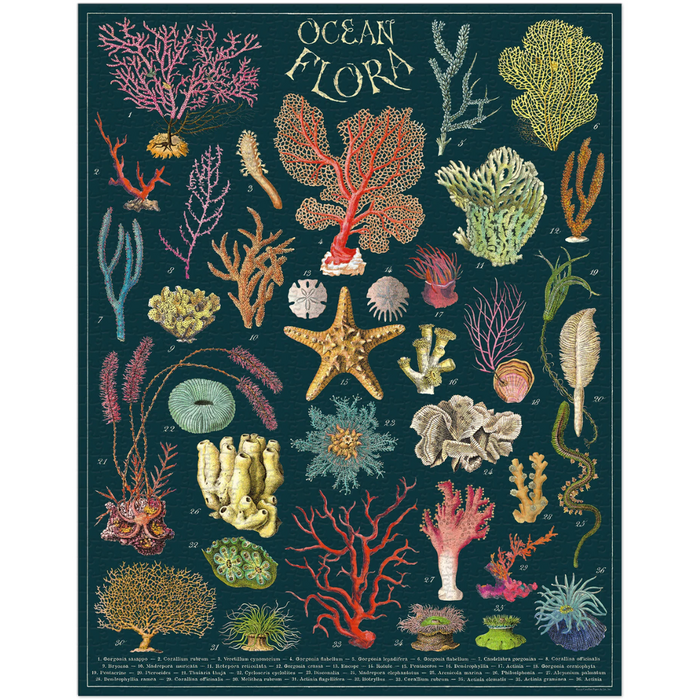 Vintage Ocean Flora Puzzle