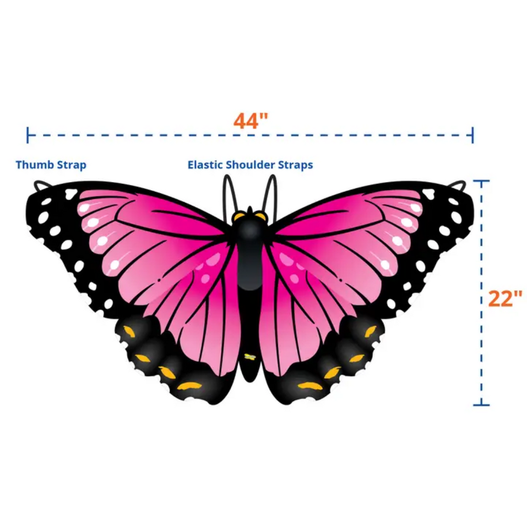 Pink Morpho Dress-Up Butterfly Wings — Nature's Workshop Plus