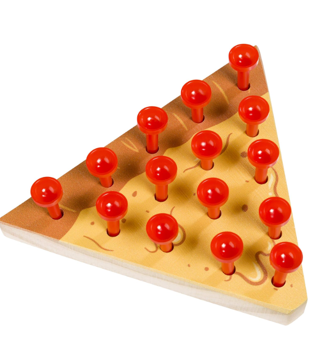 YAY! Pizza Puzzle Peg Game