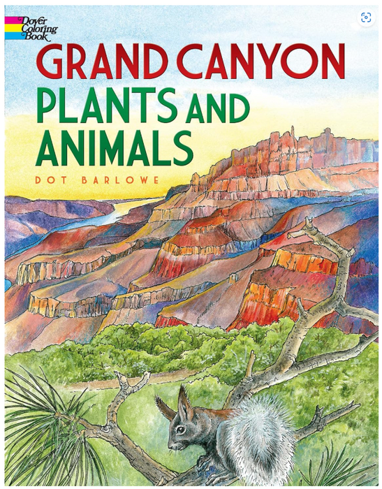 Grand Canyon Plants and Animals Coloring Book