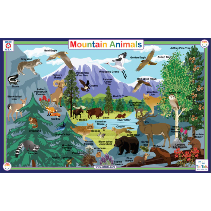 Mountain Animals Placemat TT