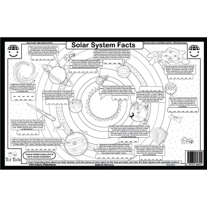 Solar System Placemat TT
