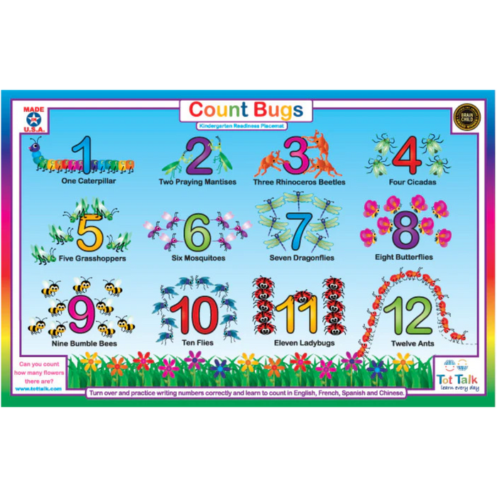 Count Bugs Placemat TT