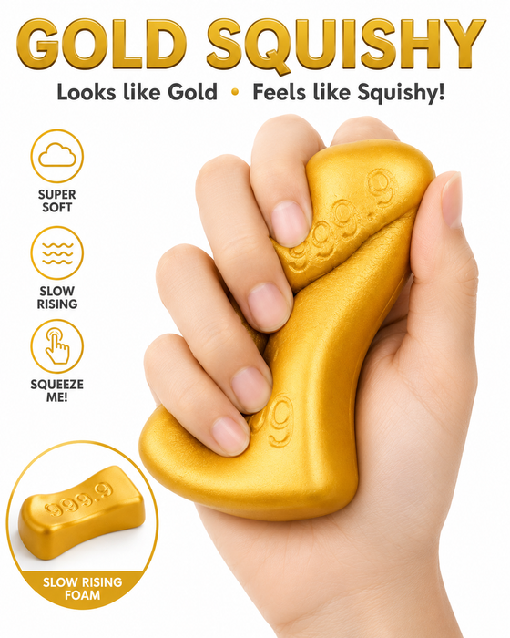Gold Squishy Toy