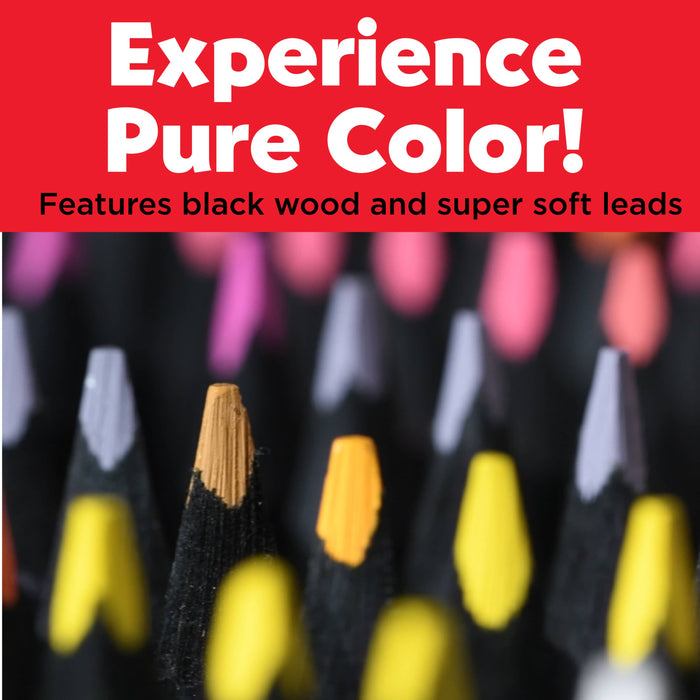 Neon & Pastel Black Ed Colored Pencils, 12Ct
